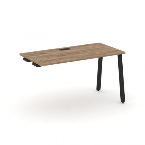 Style Project Стол-приставка к опор. элем. SN-6A.OPRS-013 Дуб Табак/Металл Белый 1380*700*750 Style Project Стол-приставка к опор. элем. SN-6A.OPRS-013 Дуб Табак/Металл Белый 1380*700*750