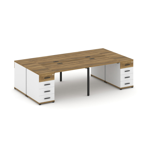 Бенч-система на 4 места с 2 опорными тумбами Concept CN.DRS-425 фото 7