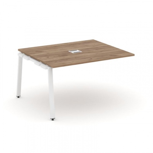 Style Project Проходной наб. элем. перег. стола SN-6A.NSPRG-032 Акация Лорка/Металл Белый 1180*1180* фото 20