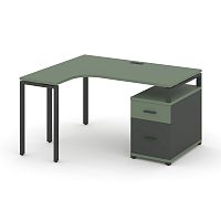 Стол эргономичный с опорной тумбой Concept CN.SA-304(L)