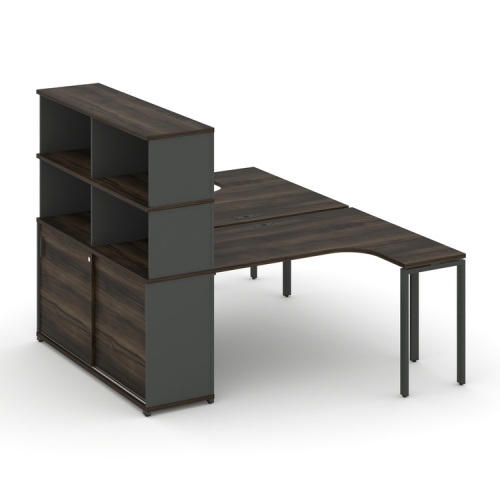 Бенч-система с опорным шкафом-купе с надставкой Concept CN.DSA-222 фото 3 Бенч-система с опорным шкафом-купе с надставкой Concept CN.DSA-222 фото 3