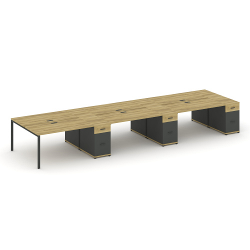 Бенч-система на 6 мест с 3 опорными тумбами Concept CN.DRS-461 фото 4 Бенч-система на 6 мест с 3 опорными тумбами Concept CN.DRS-461 фото 4