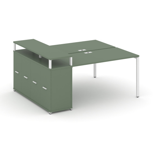 Бенч-система с опорным распашным шкафом Concept CN.DRS-223 Бенч-система с опорным распашным шкафом Concept CN.DRS-223