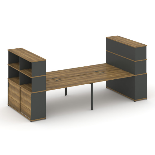 Бенч-система с опорными шкафами-купе Concept CN.DRS-288 Бенч-система с опорными шкафами-купе Concept CN.DRS-288
