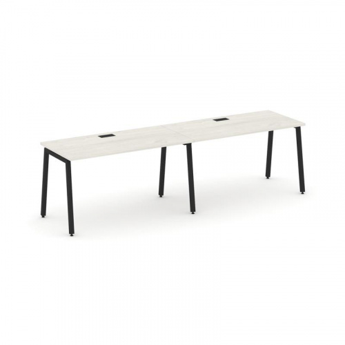 Style Project Рабочая станция 1 сторон. SN-4A.ORS-011 Тиквуд Светлый/Металл Белый 1960*700*750 фото 10