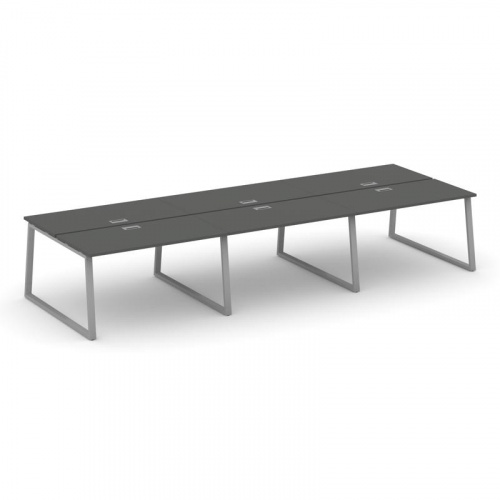 Style Project Рабочая станция 2-х сторон. SN-6T1.DRS-063 Акация Лорка/Металл Антрацит/Заглушка Пласт фото 18