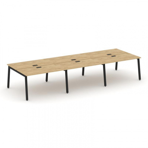 Style Project Рабочая станция 2-х сторон. SN-5A.DRS-063 Дуб Табак/Металл Антрацит 4140*1232*750 фото 4 Style Project Рабочая станция 2-х сторон. SN-5A.DRS-063 Дуб Табак/Металл Антрацит 4140*1232*750 фото 4