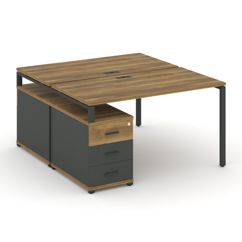 Бенч-система на 2 места с опорной тумбой Concept CN.DRS-302 Бенч-система на 2 места с опорной тумбой Concept CN.DRS-302