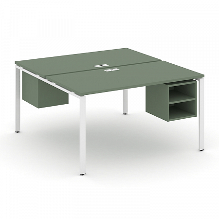 Бенч-система на 2 места с подвесными тумбами Concept CN.DRS-108