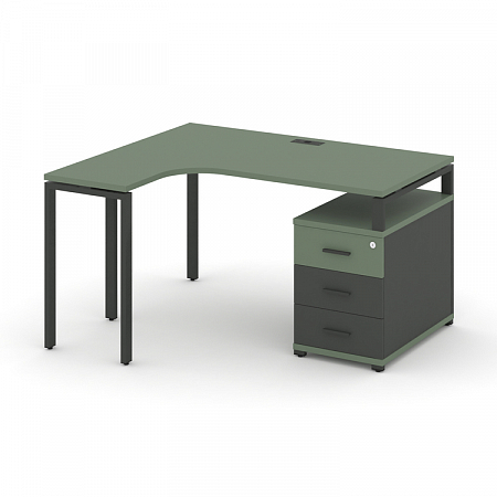 Стол эргономичный с опорной тумбой Concept CN.SA-303(L)