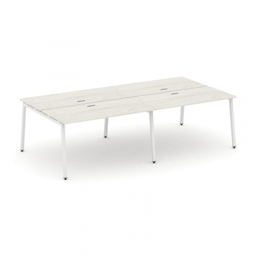 Style Project Рабочая станция 2-х сторон. SN-4A.DRS-034 Акация Лорка/Металл Белый 3160*1232*750 фото 16