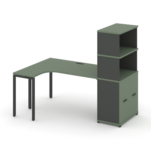 Стол эргономичный с опорным распашным шкафом Concept CN.SA-215(L)