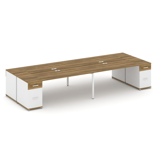 Бенч-система на 4 места с 2 опорными тумбами Concept CN.DRS-432 фото 8 Бенч-система на 4 места с 2 опорными тумбами Concept CN.DRS-432 фото 8