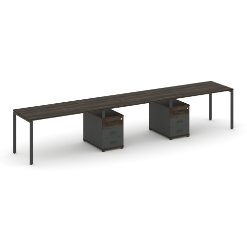 Бенч-система на 3 места с 2 опорными тумбами Concept CN.ORS-334 фото 3 Бенч-система на 3 места с 2 опорными тумбами Concept CN.ORS-334 фото 3