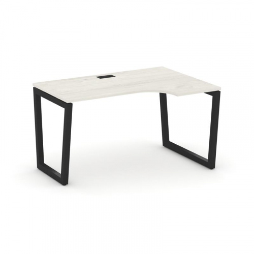 Style Project Стол рабочий эргоном. SN-5T2.SPA-021(R) Акация Лорка/Металл Антрацит/Заглушка Пластик фото 8 Style Project Стол рабочий эргоном. SN-5T2.SPA-021(R) Акация Лорка/Металл Антрацит/Заглушка Пластик фото 8