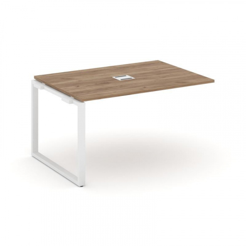 Style Project Проходной наб. элем. перег. стола SN-6O.NSPRG-001 Тиквуд Светлый/Металл Белый 980*980* фото 9