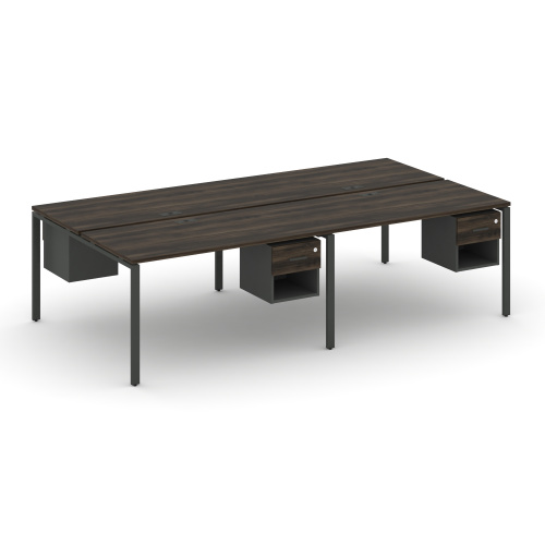 Бенч-система на 4 места с подвесными тумбами Concept CN.DRS-138 фото 3 Бенч-система на 4 места с подвесными тумбами Concept CN.DRS-138 фото 3