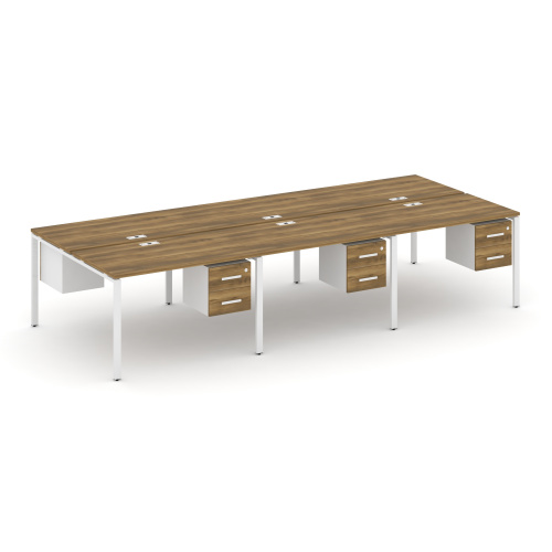 Бенч-система на 6 мест с подвесными тумбами Concept CN.DRS-154 фото 8 Бенч-система на 6 мест с подвесными тумбами Concept CN.DRS-154 фото 8