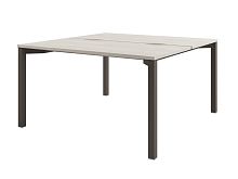 Стол тандем на металлокаркасе D-41