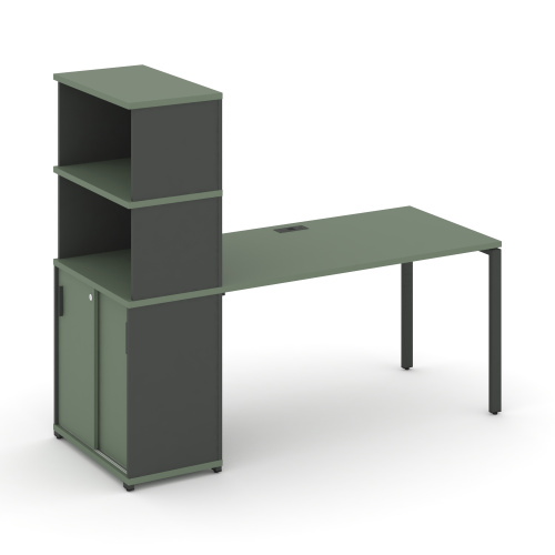 Стол офисный с опорным шкафом-купе Concept CN.SP-244 Стол офисный с опорным шкафом-купе Concept CN.SP-244