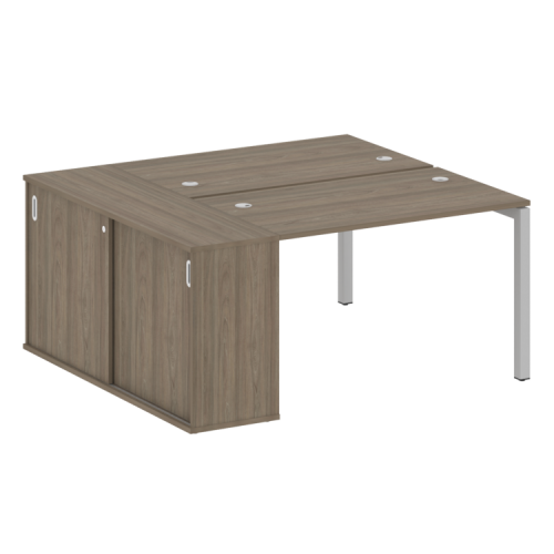 Бенч-система с шкафом-купе на П-обр. м/к Metal System Quattro 50БП.РС-СШК-1.2 фото 2 Бенч-система с шкафом-купе на П-обр. м/к Metal System Quattro 50БП.РС-СШК-1.2 фото 2