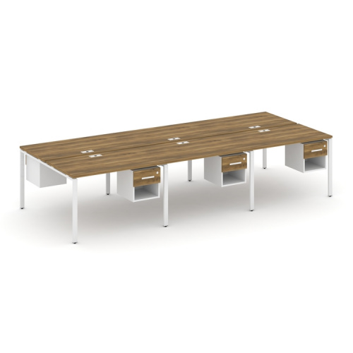 Бенч-система на 6 мест с подвесными тумбами Concept CN.DRS-158 фото 8 Бенч-система на 6 мест с подвесными тумбами Concept CN.DRS-158 фото 8