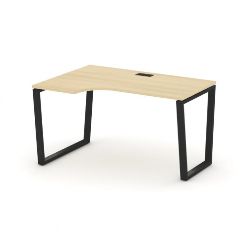 Style Project Стол рабочий эргоном. SN-6T2.SPA-001(L) Акация Лорка/Металл Антрацит/Заглушка Пластик фото 6 Style Project Стол рабочий эргоном. SN-6T2.SPA-001(L) Акация Лорка/Металл Антрацит/Заглушка Пластик фото 6