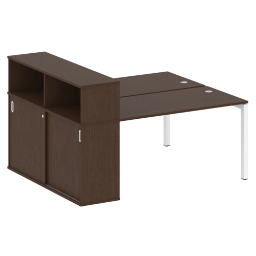 Бенч-система с шкафом-купе на П-обр. м/к Metal System Quattro 50БП.РС-СШК-2.3 фото 6 Бенч-система с шкафом-купе на П-обр. м/к Metal System Quattro 50БП.РС-СШК-2.3 фото 6