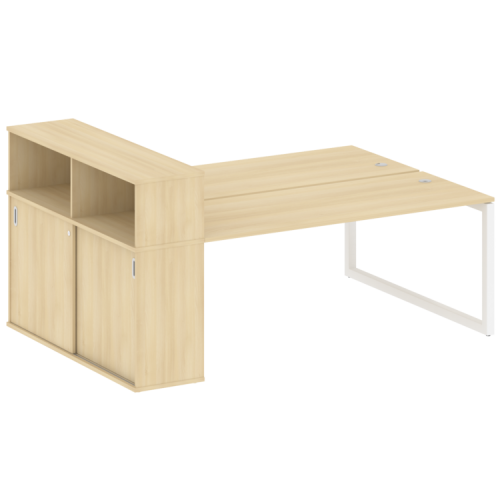 Бенч-система с шкафом-купе на О-обр. м/к Metal System Quattro 50БО.РС-СШК-2.5 фото 15