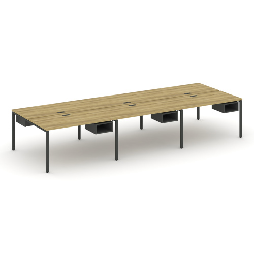 Бенч-система на 6 мест с подвесными тумбами Concept CN.DRS-142 фото 4 Бенч-система на 6 мест с подвесными тумбами Concept CN.DRS-142 фото 4