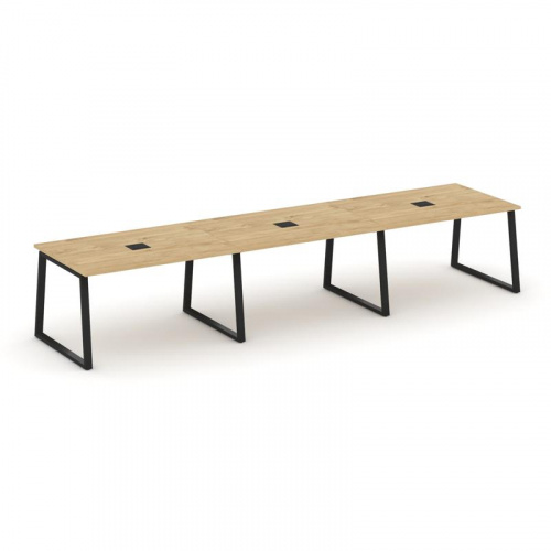 Style Project Стол переговорный SN-6T1.SPRG-022 Акация Лорка/Металл Антрацит/Заглушка Металл Антраци фото 3 Style Project Стол переговорный SN-6T1.SPRG-022 Акация Лорка/Металл Антрацит/Заглушка Металл Антраци фото 3