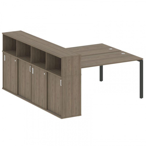 Бенч-система с шкафом-купе на П-обр. м/к Metal System БП.РС-СШК-4.4 фото 3 Бенч-система с шкафом-купе на П-обр. м/к Metal System БП.РС-СШК-4.4 фото 3