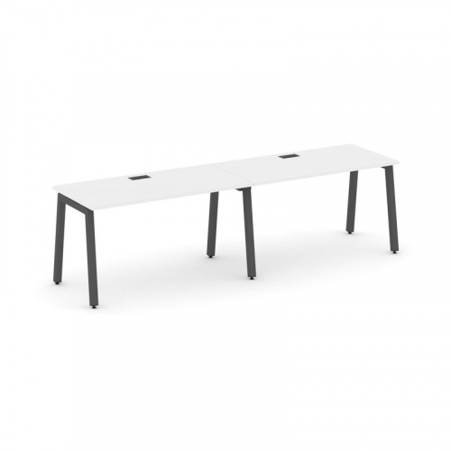 Style Project Рабочая станция 1 сторон. SN-5A.ORS-004 Дуб Наварра/Металл Белый 3160*600*750 фото 17