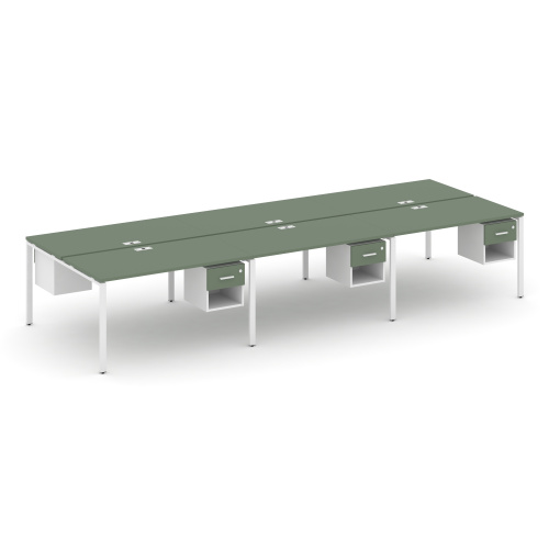 Бенч-система на 6 мест с подвесными тумбами Concept CN.DRS-158 фото 5 Бенч-система на 6 мест с подвесными тумбами Concept CN.DRS-158 фото 5