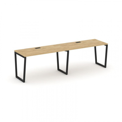 Style Project Рабочая станция 1 сторон. SN-4T2.ORS-021 Акация Лорка/Металл Антрацит/Заглушка Пластик Style Project Рабочая станция 1 сторон. SN-4T2.ORS-021 Акация Лорка/Металл Антрацит/Заглушка Пластик