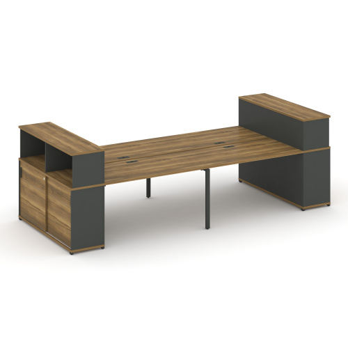 Бенч-система с опорными шкафами-купе Concept CN.DRS-282 Бенч-система с опорными шкафами-купе Concept CN.DRS-282