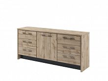 Тумба с 1 дверью и 6 ящиками Т-13-02Л