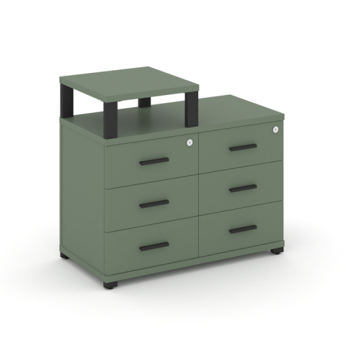 Тумба приставная с 6 ящиками Concept CN.TSP-008 B Тумба приставная с 6 ящиками Concept CN.TSP-008 B