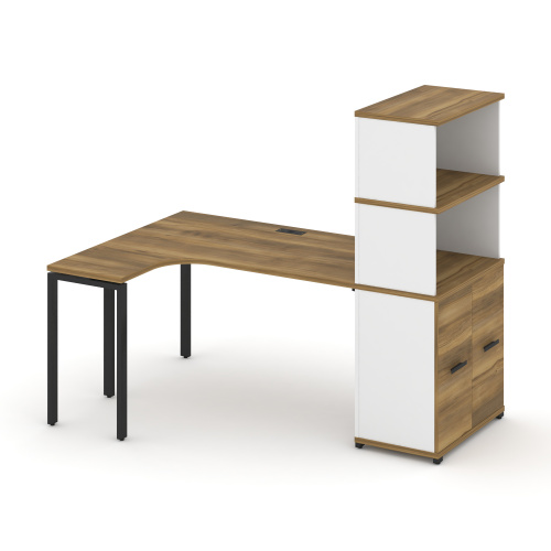 Стол эргономичный с опорным распашным шкафом Concept CN.SA-215(L)