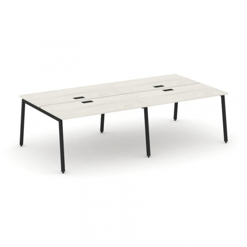 Style Project Рабочая станция 2-х сторон. SN-4A.DRS-034 Акация Лорка/Металл Белый 3160*1232*750 фото 13