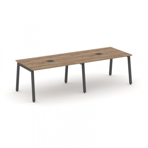 Style Project Стол переговорный SN-5A.SPRG-014 Акация Лорка/Металл Белый 3160*980*750 фото 24