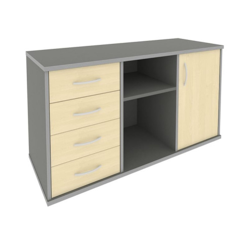 Тумба под оргтехнику с фолдингом Riva А.МТ-2F