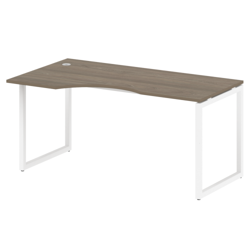 Стол криволинейный левый на О-обр. м/к Metal System Quattro 40БО.СА-1 (L) фото 2 Стол криволинейный левый на О-обр. м/к Metal System Quattro 40БО.СА-1 (L) фото 2