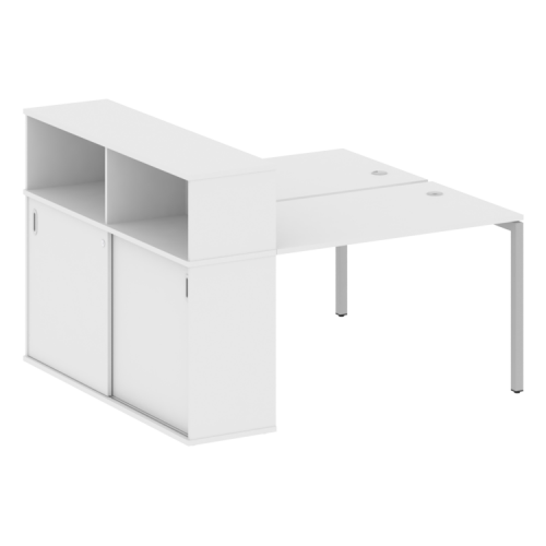 Бенч-система с шкафом-купе на П-обр. м/к Metal System Quattro 40БП.РС-СШК-2.2 фото 4 Бенч-система с шкафом-купе на П-обр. м/к Metal System Quattro 40БП.РС-СШК-2.2 фото 4