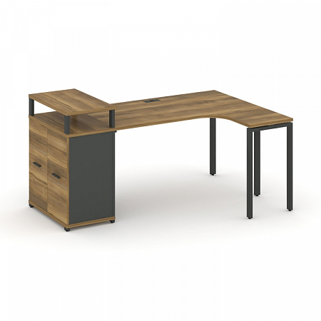 Стол эргономичный с опорным распашным шкафом Concept CN.SA-211(R)