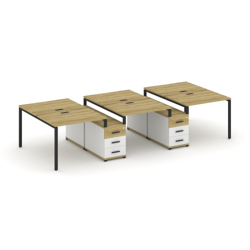 Бенч-система на 6 мест с 2 опорными тумбами Concept CN.DRS-333 фото 6 Бенч-система на 6 мест с 2 опорными тумбами Concept CN.DRS-333 фото 6