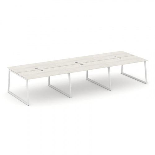 Style Project Рабочая станция 2-х сторон. SN-4T1.DRS-064 Акация Лорка/Металл Антрацит/Заглушка Пласт фото 18