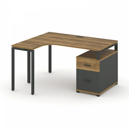 Стол эргономичный с опорной тумбой Concept CN.SA-304(L)