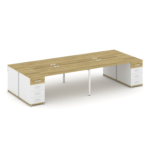 Бенч-система на 4 места с 2 опорными тумбами Concept CN.DRS-427 фото 11