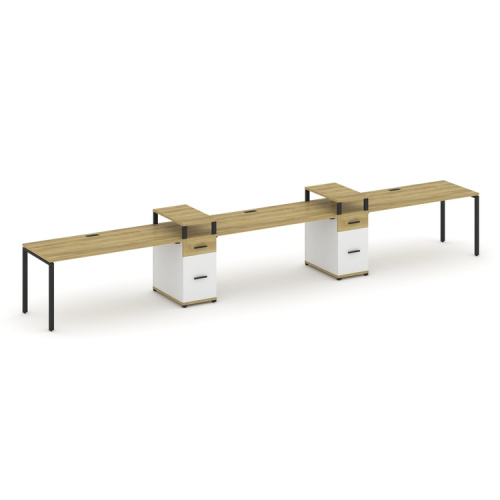 Бенч-система на 3 места с 2 опорными тумбами Concept CN.ORS-456 фото 6 Бенч-система на 3 места с 2 опорными тумбами Concept CN.ORS-456 фото 6